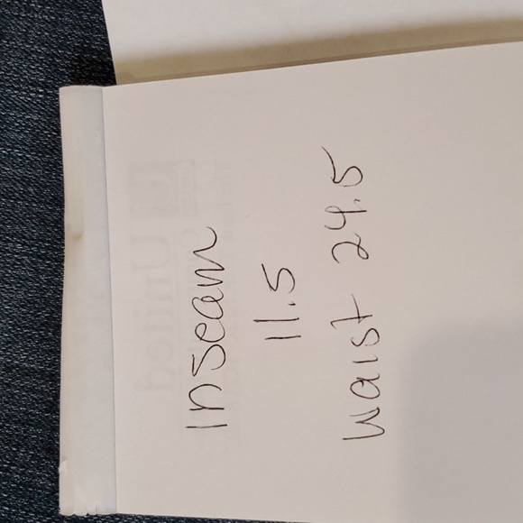 Lane Bryant blue Jean 2 button shorts shorts 5 pocket - Picture 12 of 14